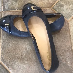 Striking Navy  Cole Hahn ballet flats!